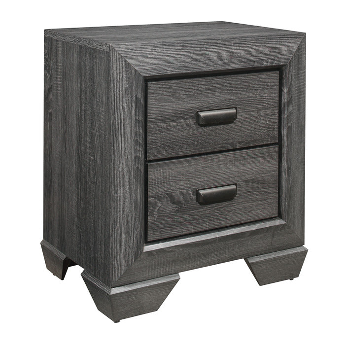 Beechnut Gray Nightstand - Ornate Home