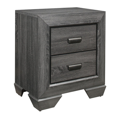 Beechnut Gray Nightstand - Ornate Home