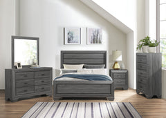 Beechnut Gray Queen Bed - Ornate Home