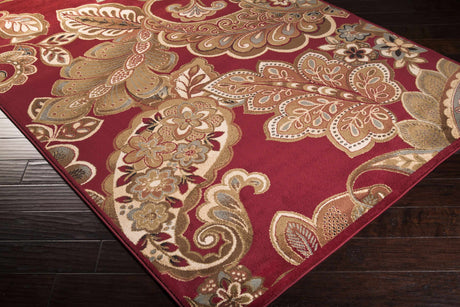 Beedeville Red Floral Rug - Ornate Home