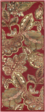 Beedeville Red Floral Rug - Ornate Home