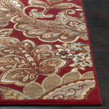 Beedeville Red Floral Rug - Ornate Home