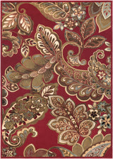Beedeville Red Floral Rug - Ornate Home