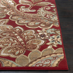 Beedeville Red Floral Rug - Ornate Home
