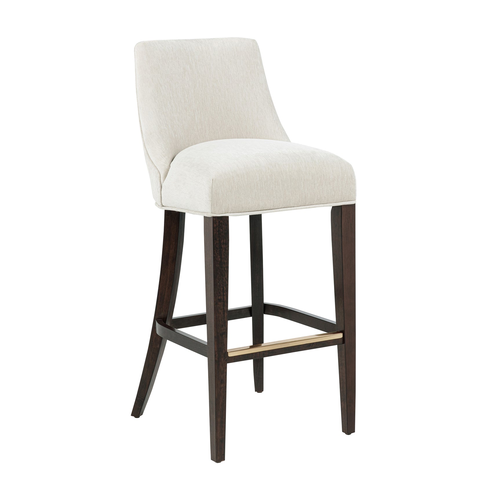 Beever Barstool in Cream (set of 2) - Ornate Home