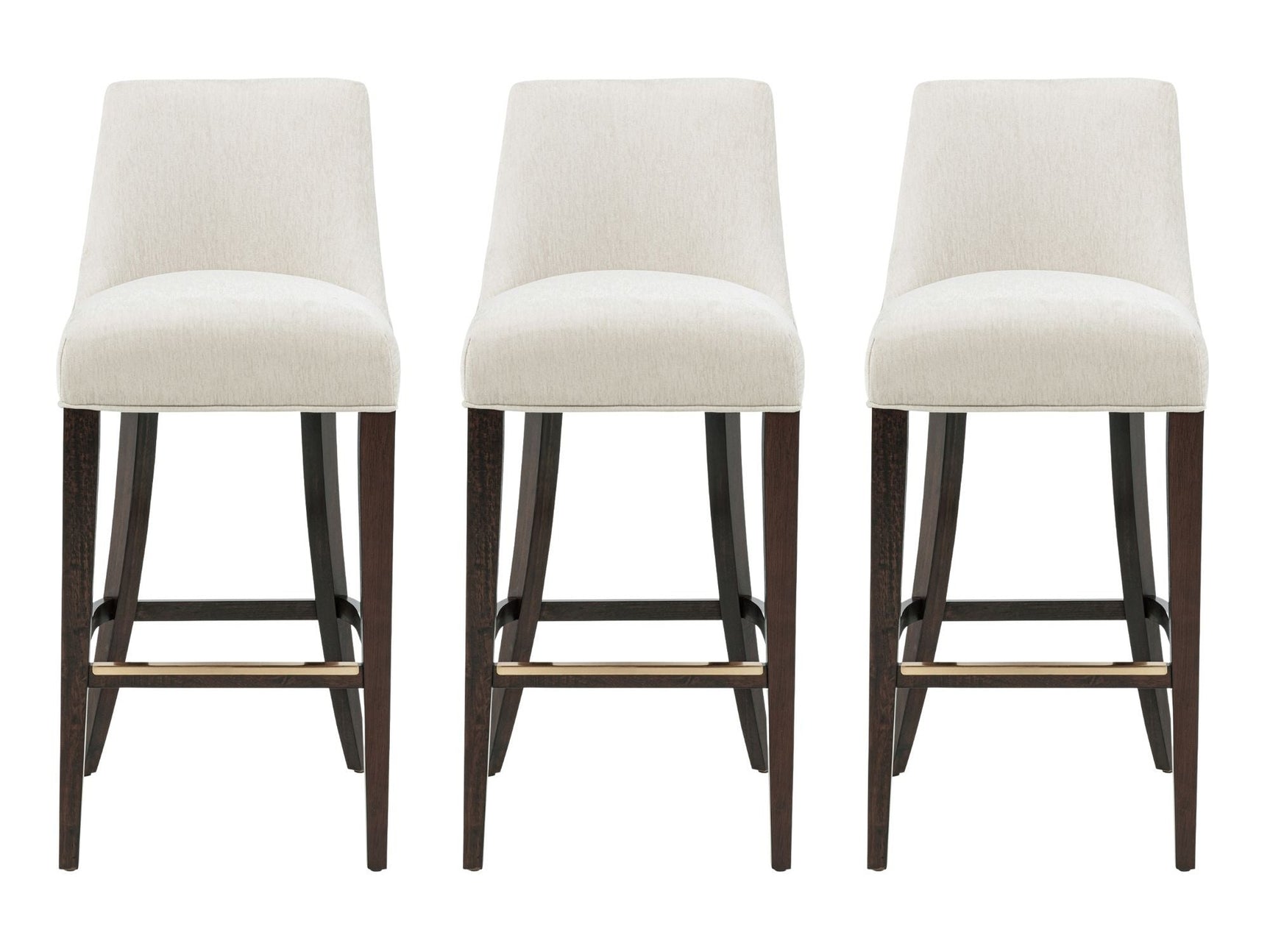 Beever Barstool in Cream (set of 3) - Ornate Home