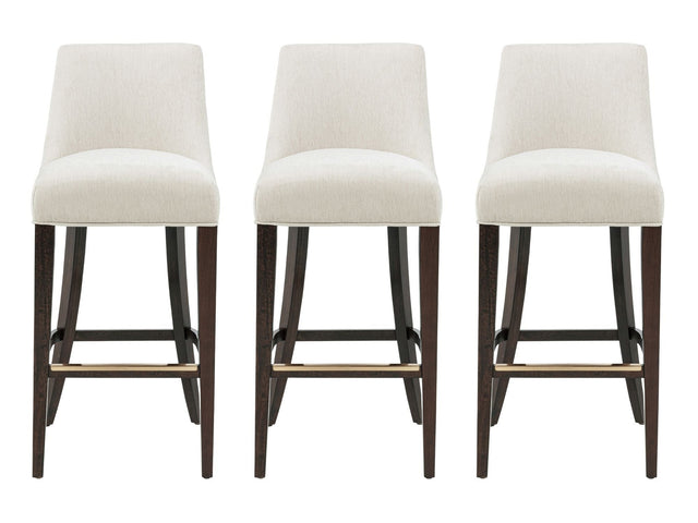 Beever Barstool in Cream (set of 3) - Ornate Home