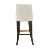 Beever Barstool in Cream (set of 3) - Ornate Home