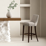 Beever Barstool in Taupe - Ornate Home