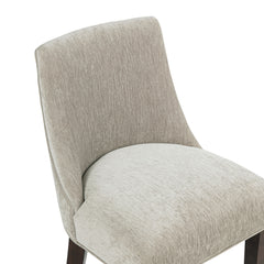 Beever Barstool in Taupe (set of 2) - Ornate Home