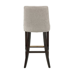 Beever Barstool in Taupe (set of 3) - Ornate Home