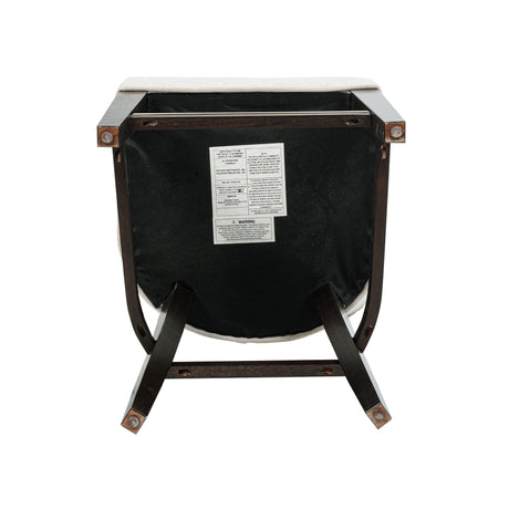 Beever Counter Stool in Cream - Ornate Home