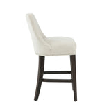 Beever Counter Stool in Cream (set of 3) - Ornate Home