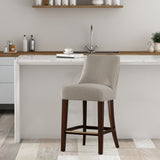 Beever Counter Stool in Taupe - Ornate Home