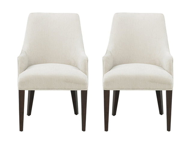 Beever Dining Armchair in Cream (set of 2) - Ornate Home