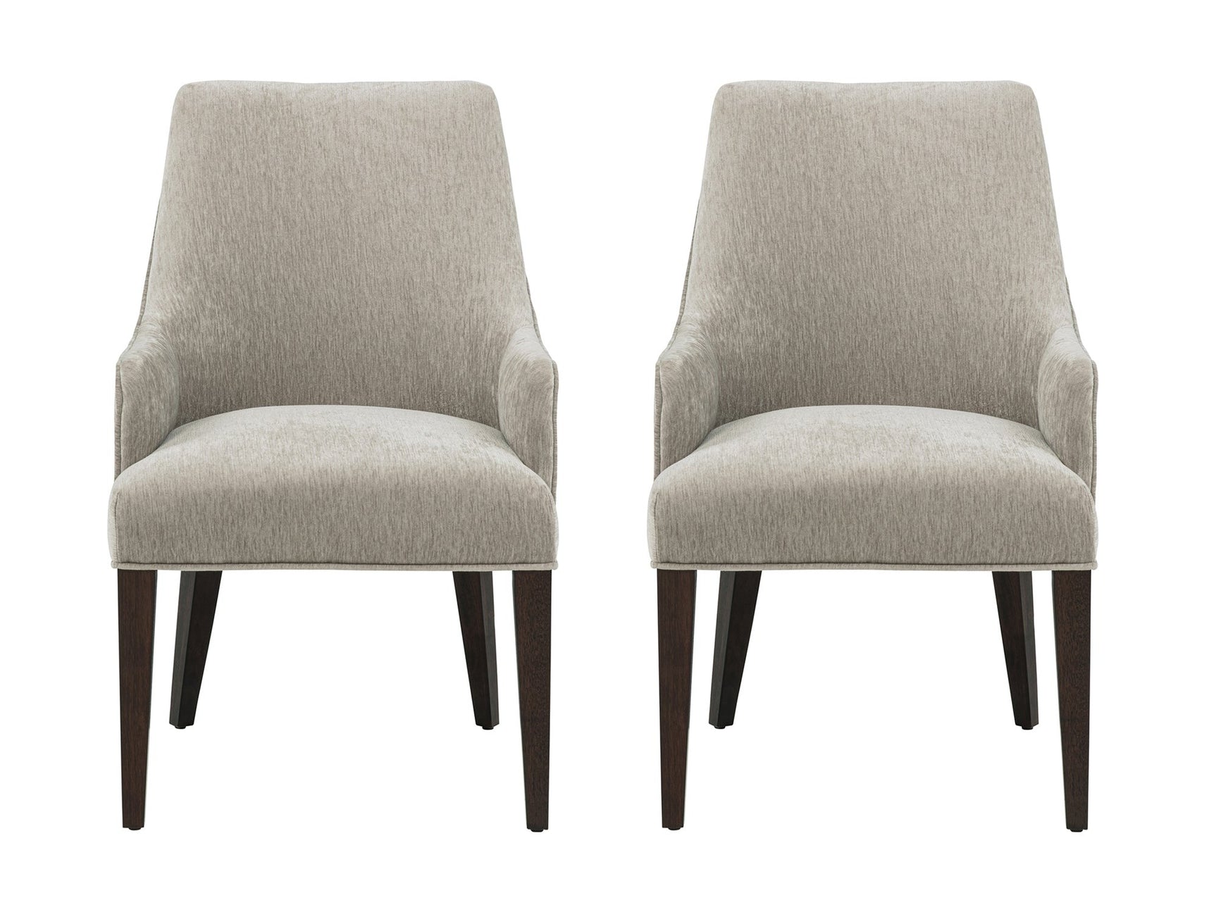 Beever Dining Armchair in Taupe (set of 2) - Ornate Home