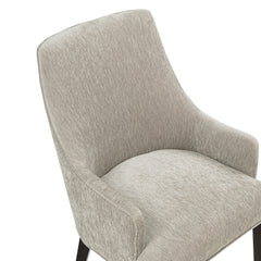 Beever Dining Armchair in Taupe (set of 2) - Ornate Home