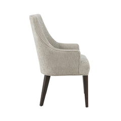 Beever Dining Armchair in Taupe (set of 2) - Ornate Home