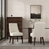 Beever Dining Chair in Cream (set of 2) - Ornate Home