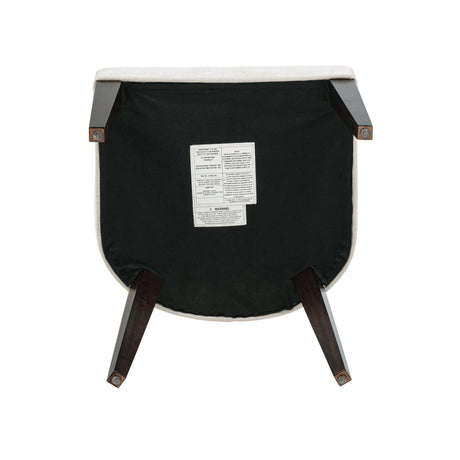 Beever Dining Chair in Cream (set of 2) - Ornate Home