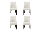 Beever Dining Chair in Cream (set of 4) - Ornate Home