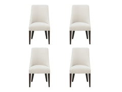 Beever Dining Chair in Cream (set of 4) - Ornate Home
