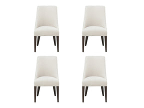 Beever Dining Chair in Cream (set of 4) - Ornate Home