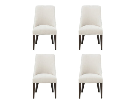 Beever Dining Chair in Cream (set of 4) - Ornate Home