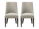 Beever Dining Chair in Taupe (set of 2) - Ornate Home