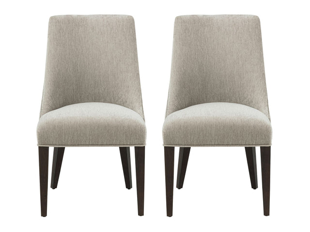 Beever Dining Chair in Taupe (set of 2) - Ornate Home