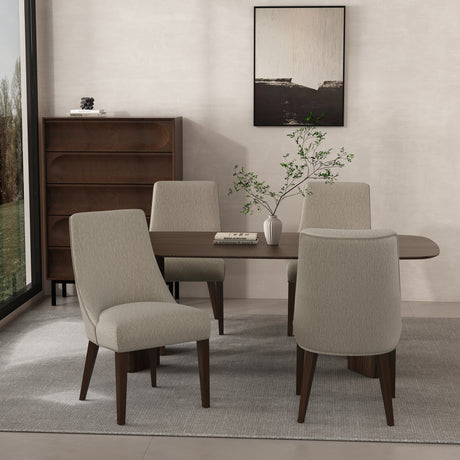 Beever Dining Chair in Taupe (set of 4) - Ornate Home