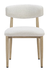 Bege White Dining Chair - Ornate Home