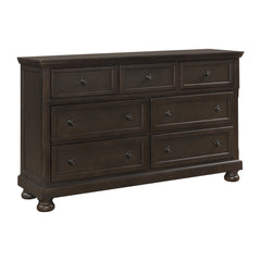 Begonia Antique Pewter/Gray 4-piece Queen Bedroom Set - Ornate Home