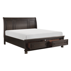 Begonia Antique Pewter/Gray 4-piece Queen Bedroom Set - Ornate Home