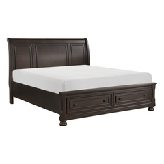 Begonia Antique Pewter/Gray 4-piece Queen Bedroom Set - Ornate Home