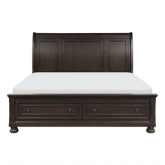 Begonia Antique Pewter/Gray 4-piece Queen Bedroom Set - Ornate Home