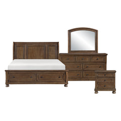 Begonia Brown 4pc Bedroom Set - Ornate Home