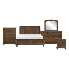 Begonia Brown 5pc Bedroom Set - Ornate Home