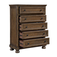 Begonia Brown 5pc Bedroom Set - Ornate Home