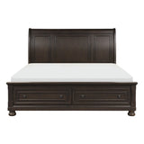 Begonia Brown California King Platform Bed - Ornate Home