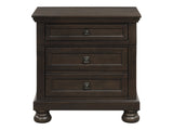 Begonia Brown Nightstand - Ornate Home