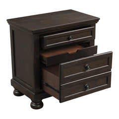 Begonia Brown Nightstand - Ornate Home