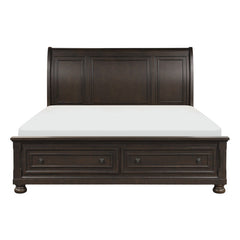 Begonia Brown Queen Platform Bed - Ornate Home