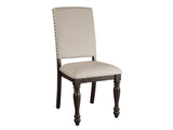 Begonia Brown Side Chair (Set of 2) - Ornate Home