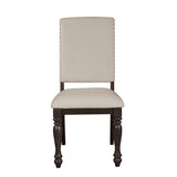 Begonia Brown Side Chair (Set of 2) - Ornate Home