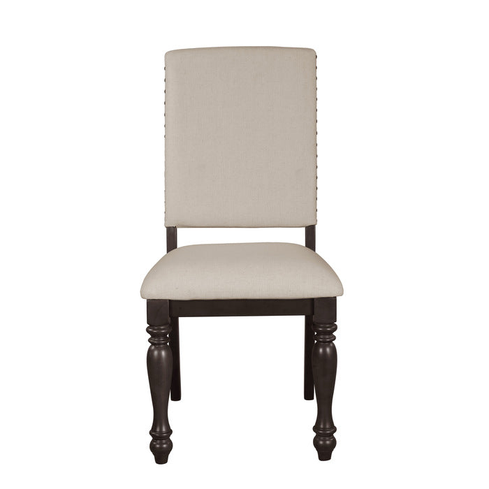 Begonia Brown Side Chair (Set of 2) - Ornate Home