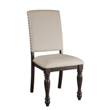 Begonia Brown Side Chair (Set of 2) - Ornate Home