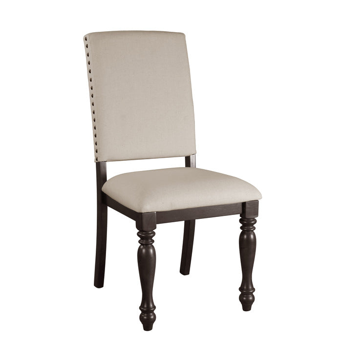 Begonia Brown Side Chair (Set of 2) - Ornate Home