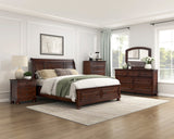 Begonia Silver Queen Platform Bed With Footboard Storage - Ornate Home