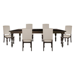 Begonia Gray 7pc Dining Set - Ornate Home